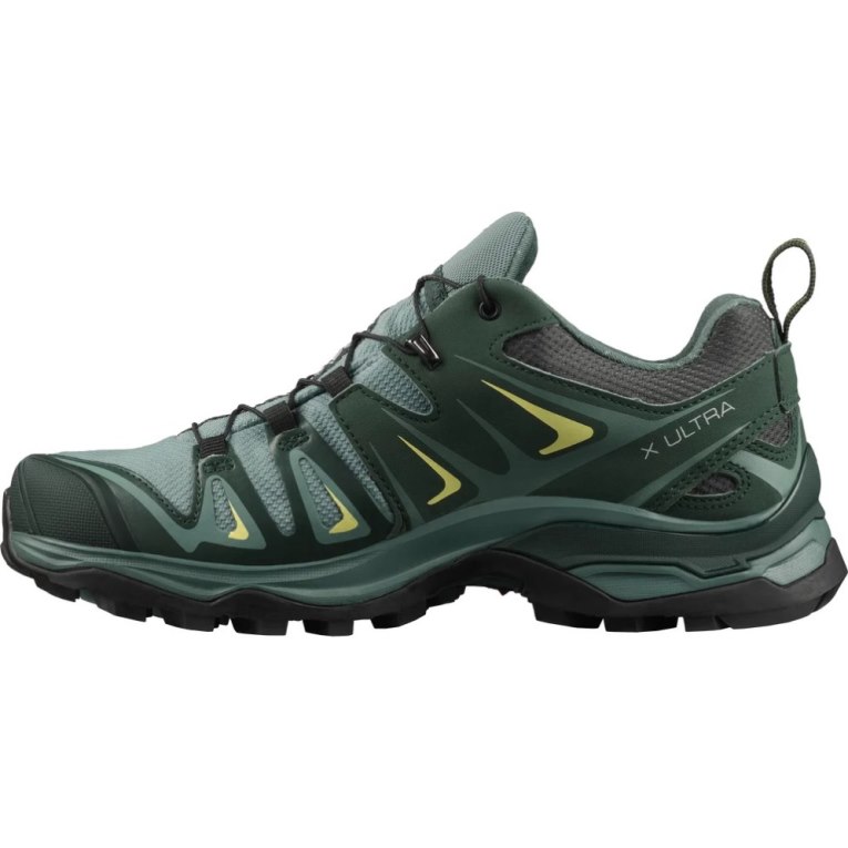 Green Salomon X Ultra 3 GTX Women's Hiking Shoes | IE RY3168